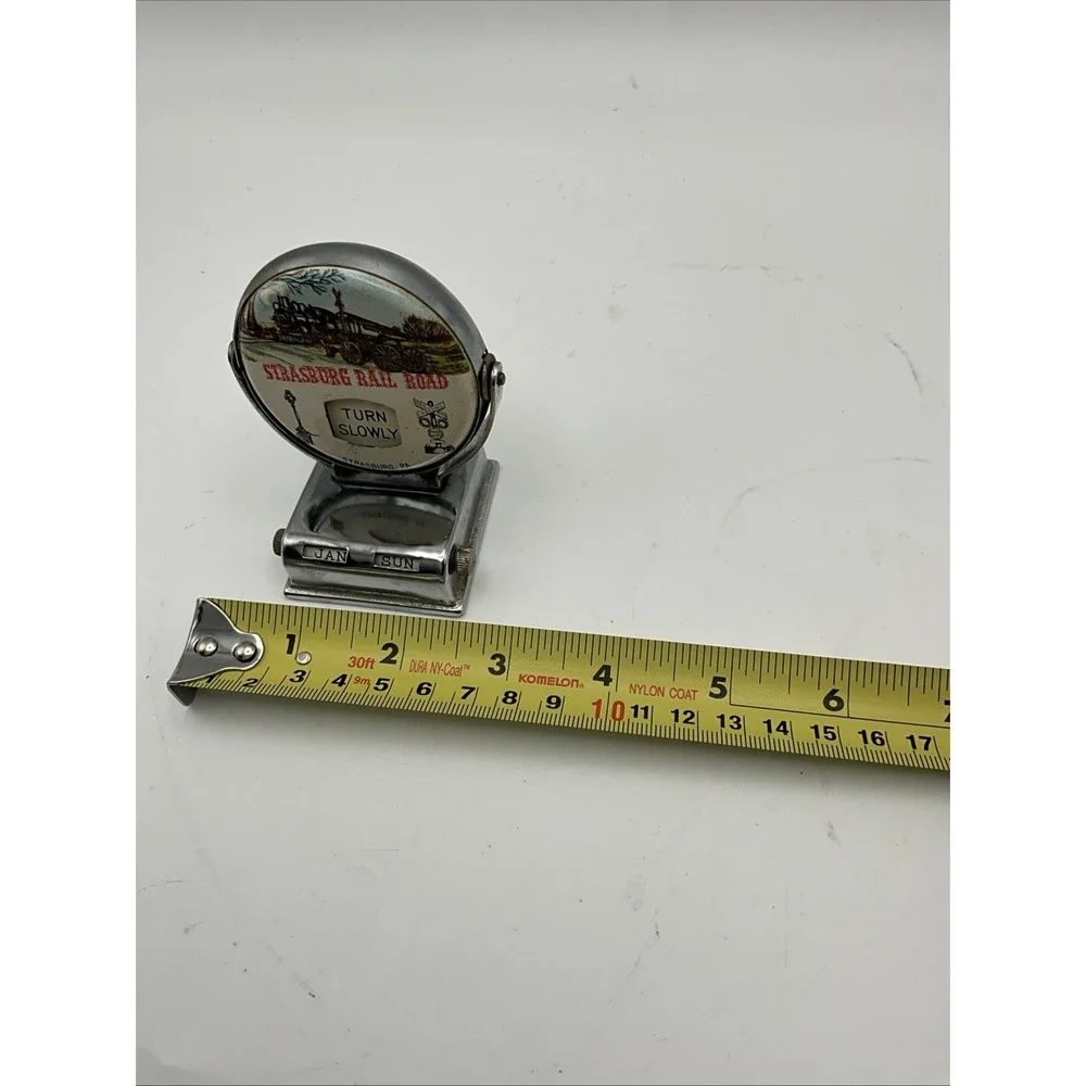 vintage Strasburg Rail Road souvenir perpetual desk calendar